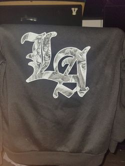 La Hoodie Large Black Angel Design Limited 