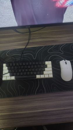 Gaming Setup Mouse Keyboard And Headset