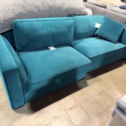 2 Piece Fabric Loveseat, Sofa, Couch