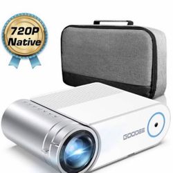 Brand new GooDee Mini Projector, Video Projector 3800 Lux with 50,000 Hrs, 200 inch Home Theater Movie Projector, 1080P Supported, Native 720P