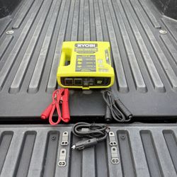 RYOBI ONE+ 18V 800-Watt Max 12V Automotive Power Inverter w/Dual USB Ports