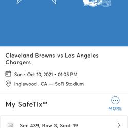 Charger Tickets