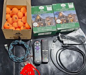 Lights,  hdmis, remotes, etc MAKE ME A  OFFER