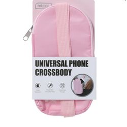 Universal Phone Nylon Crossbody Bag (Pink)