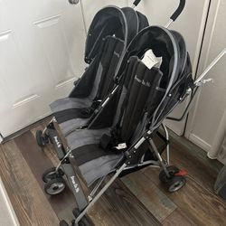 Compact Double Stroller 