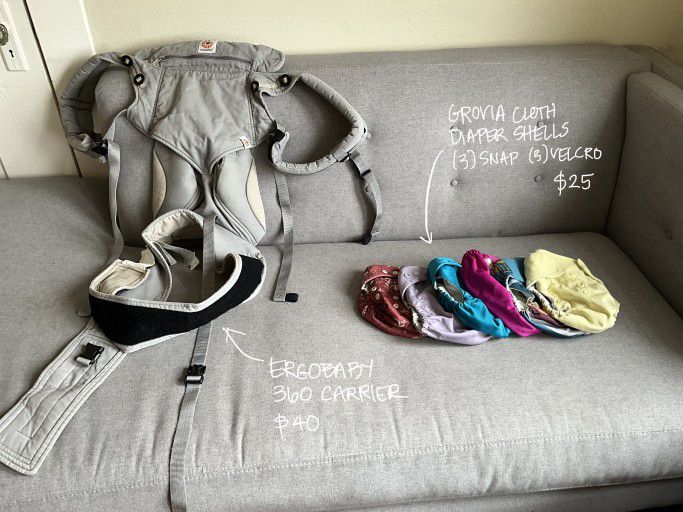 Baby Carrier And Lotus Travel Crib
