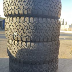 285/75/16 Bfgoodrich vendo un set de llantas usadas excelente condiciones de vida las 4 ✅🤩I am selling a set of used tires, all 4 in excellent living
