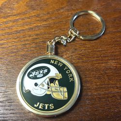 New York Jets Challenge Coin Keychain 