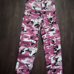 Pink and Black Camo Pants