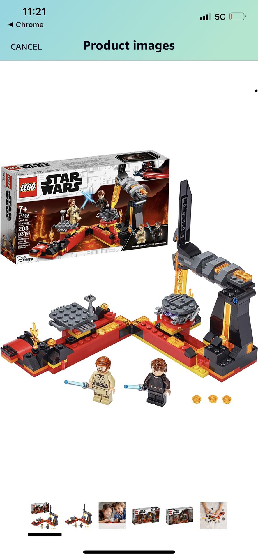 LEGO Star Wars Duel on Mustafar 75269 Set - New - Factory Sealed - Retired
