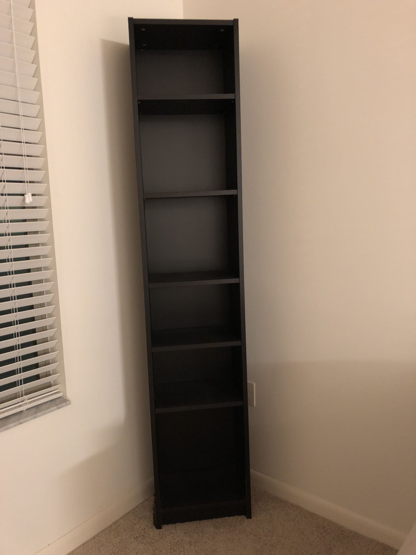 Black corner shelf