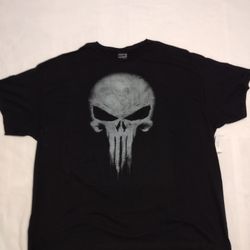 3x Marvel Punisher Black Skull Shirt