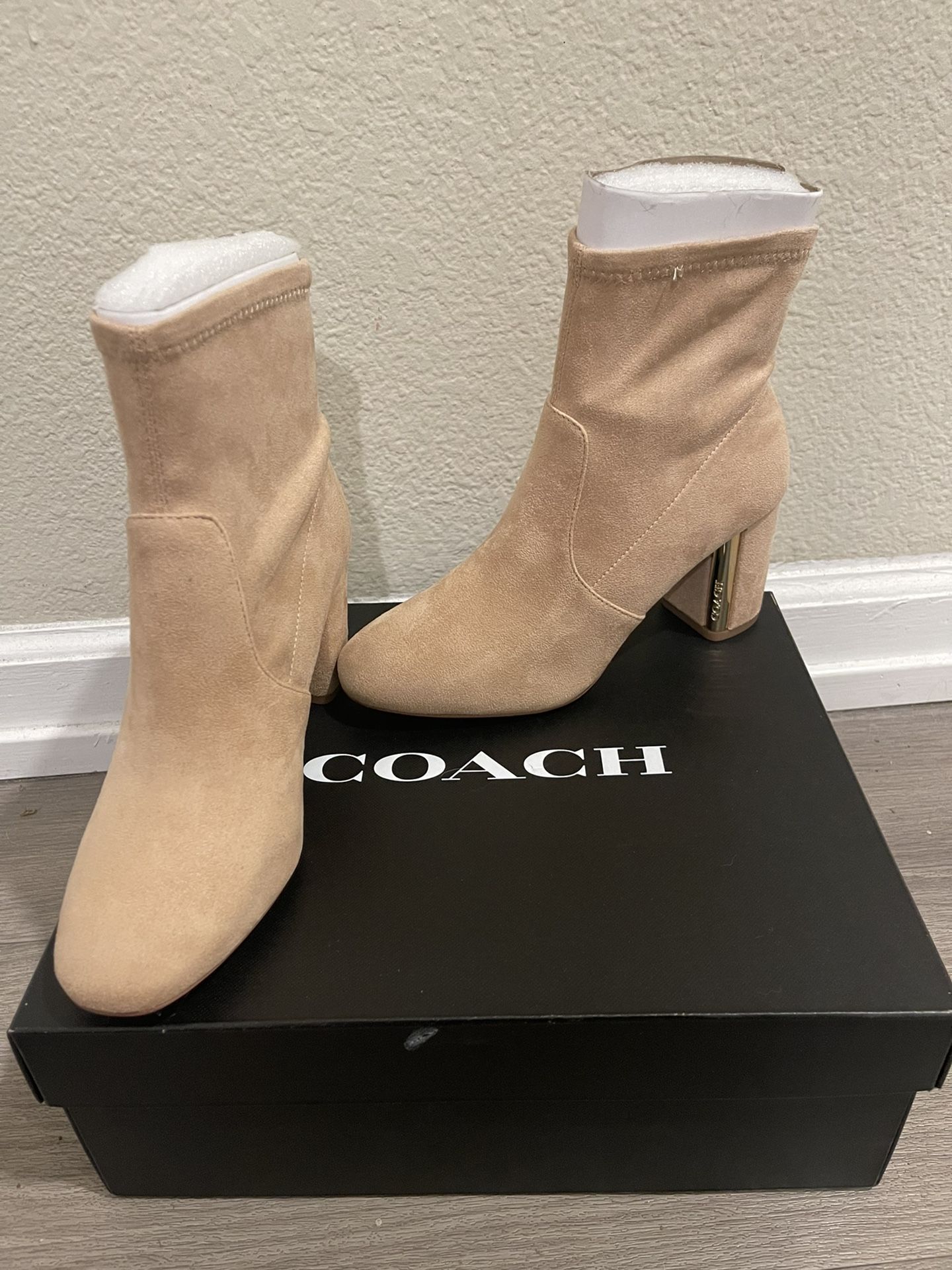 NWT COACH Boots - Margot Suede Booties