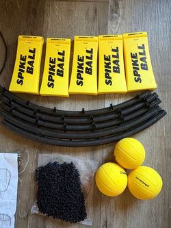 Spikeball Complete Set With Three Spikeball Balls-Game Indoor/Outdoor Lawn Set
