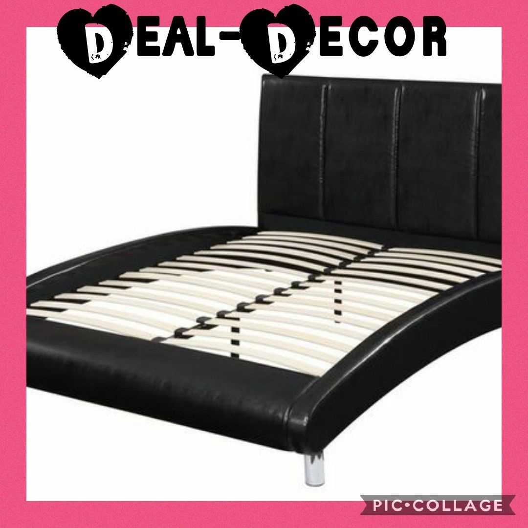 Black Platform Bed