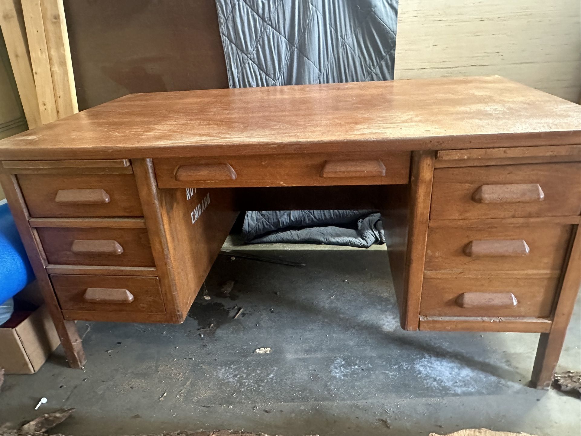 Old Wooden Desk