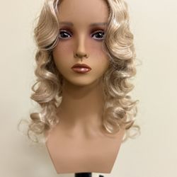 Blonde Synthetic Hair Wig Halloween Costume Number 531
