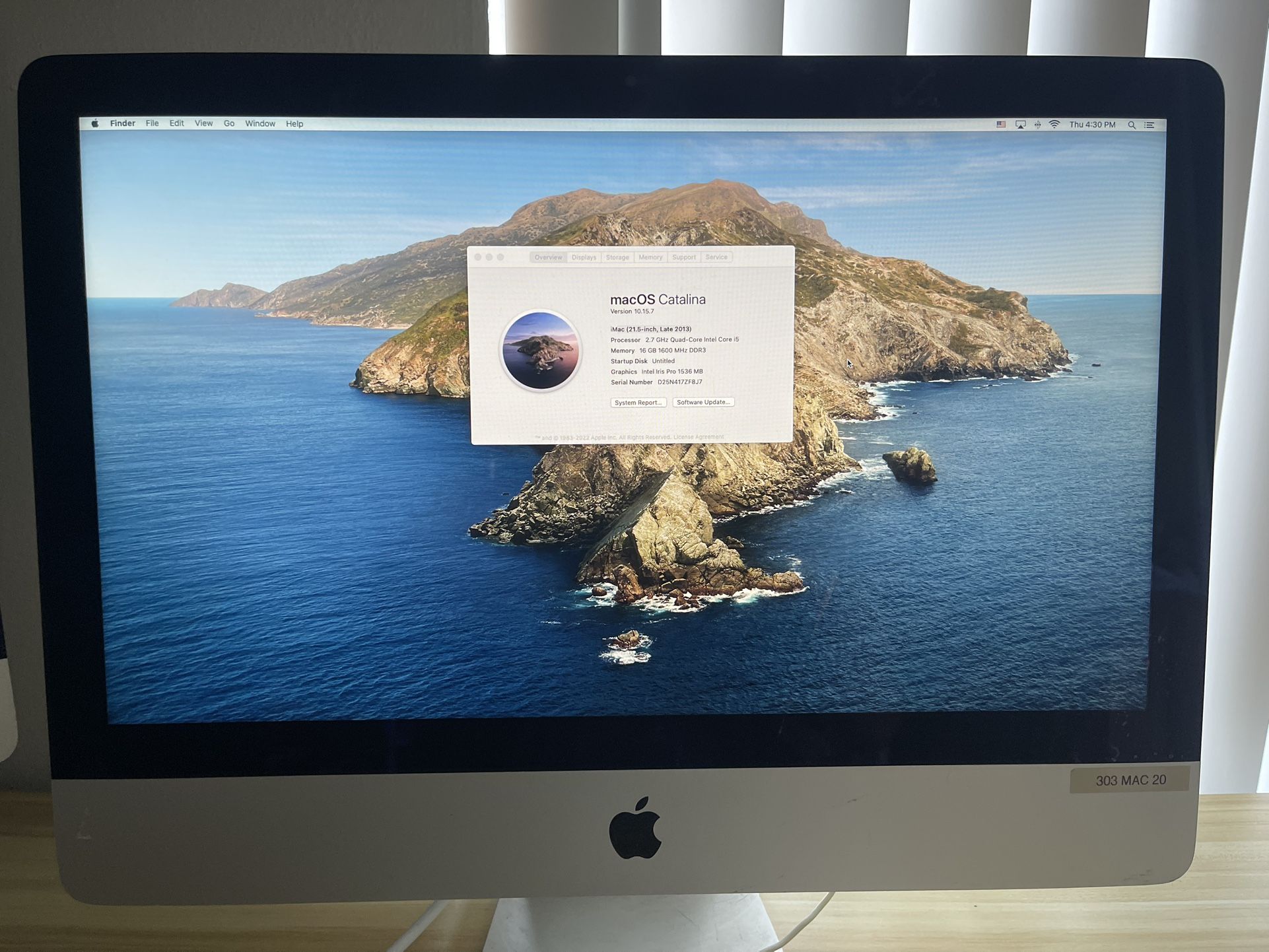 iMac 21.5 late 2013 クアッドコア 16GB 【公式通販】