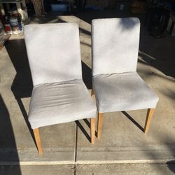 Light Gray IKEA Dining Chairs