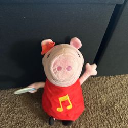 Peppa pig singing plush