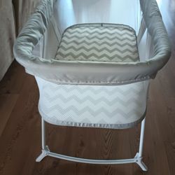miclassic All mesh Bassinet  Fold Travel Crib Portable