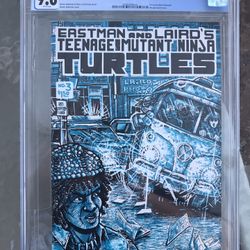 Teenage Mutant Ninja Turtles #3 (1985) CGC 9.6 — White Pages; Kevin Eastman
