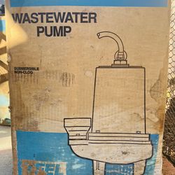 Dayton Teel submersible non clog waste water pump model 2P-540A