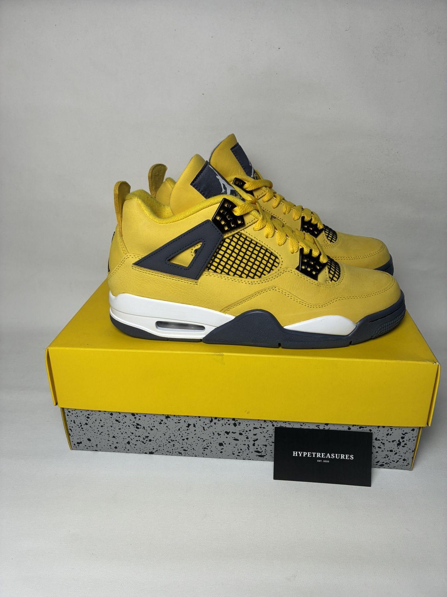 Brand New Air Jordan 4 Lightning Yellow Size 9