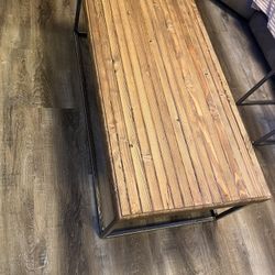 “MUST GO” Artisan Industrial Coffee Table