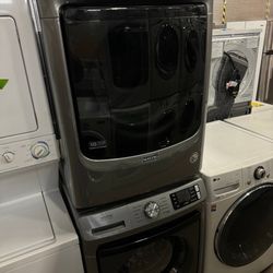 Maytag Commercial Quality Washer Dryer Electric Set Cords Attachments Warranty 