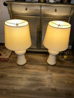 2 Nice big lamps