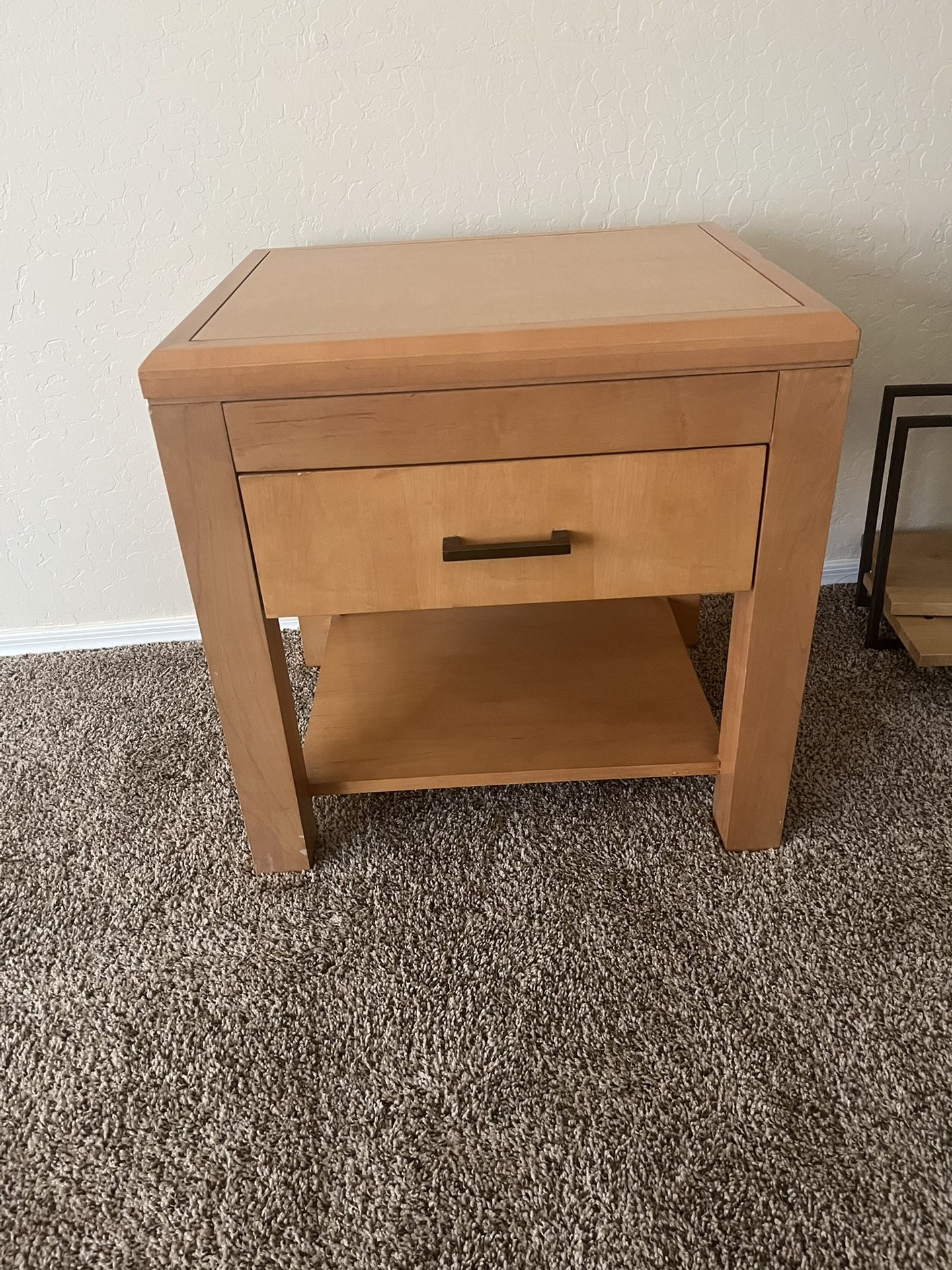 Wood Side Table