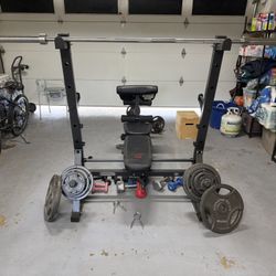 Bench Press And Squat Rack Attachment 