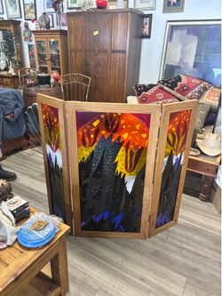 Stain glass divider