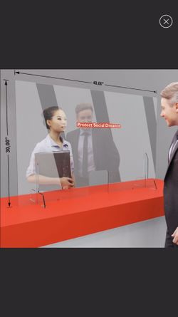 Clear Acrylic Desk Screens