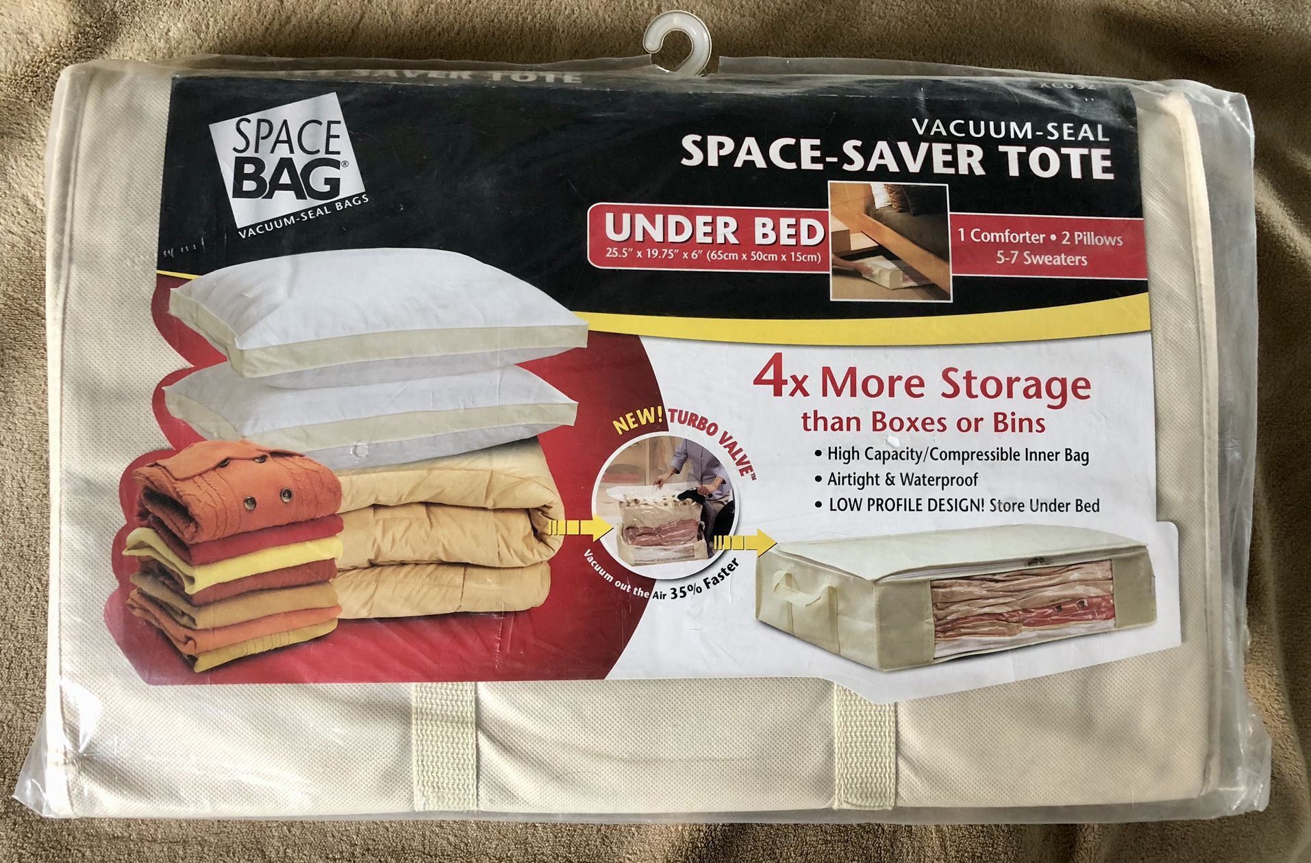 Space Bag Vacuum Seal Storage Bag With Tote LARGE