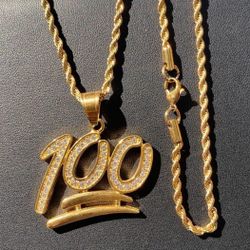 100 💯 Pendant Necklace 