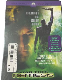 Star Trek: Nemesis (DVD, 2002) Patrick Stewart NEW, Sealed