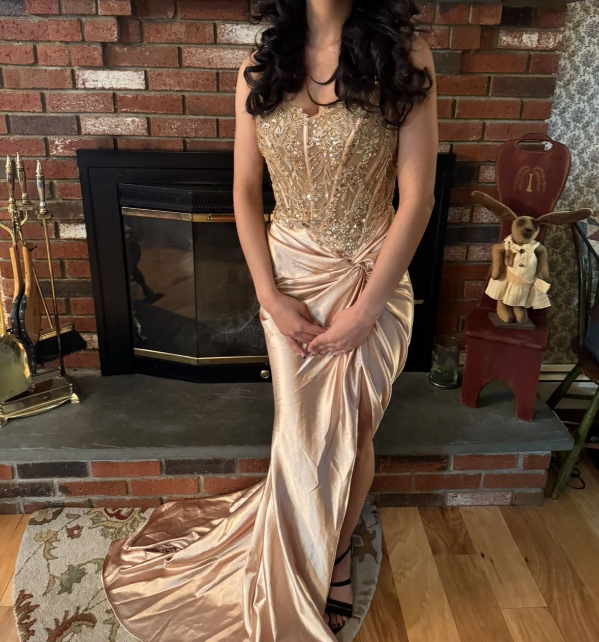 Gold Prom Dress