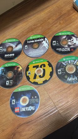Xbox One Games: Fallout 4 76 tomb raider gears of war mass effect LEGO