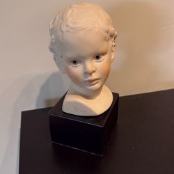 Cybis Porcelain Bust Young Child