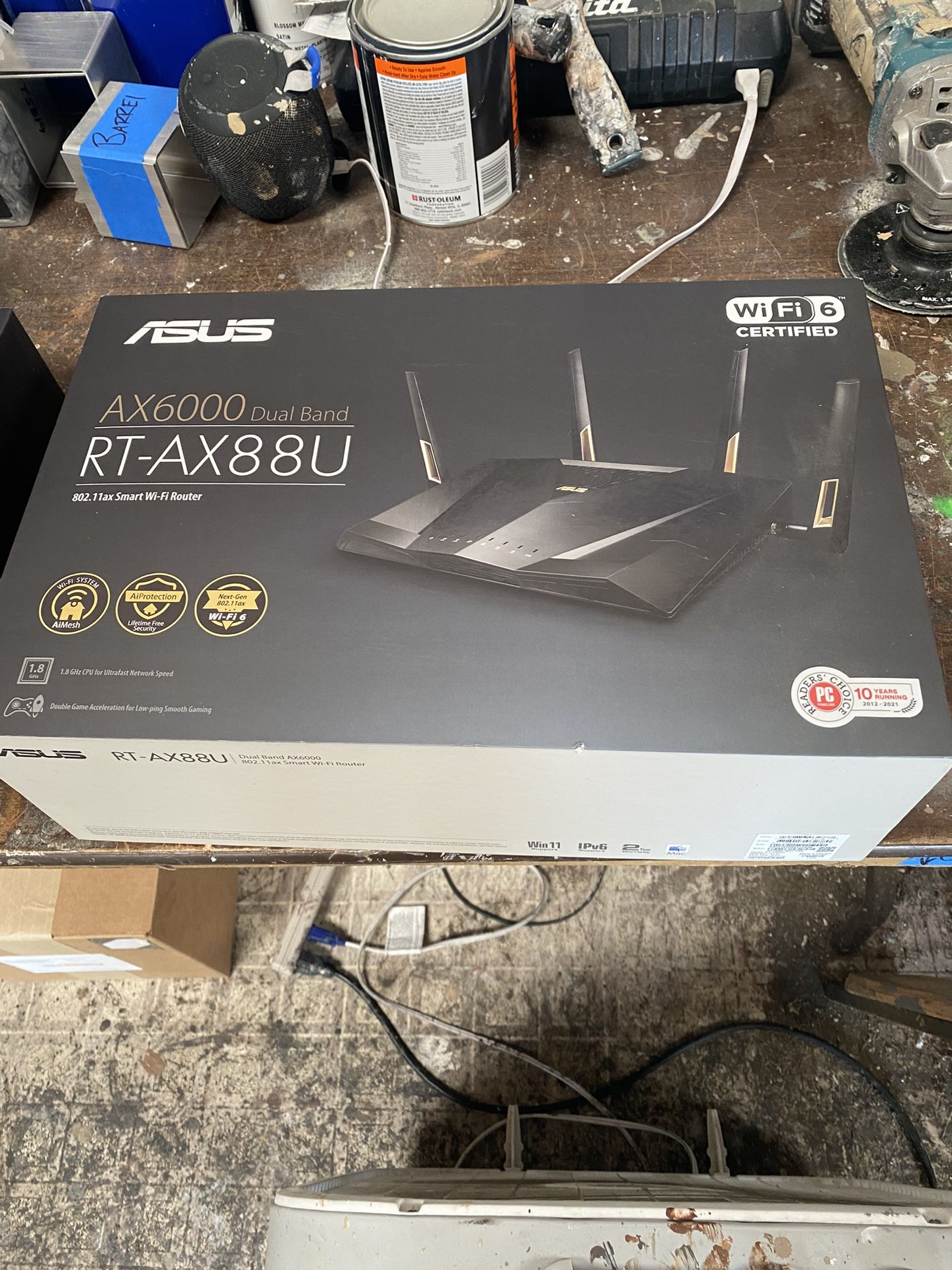 ASUS AX600 Dual Band RT-AX88U Smart Wi-Fi Router