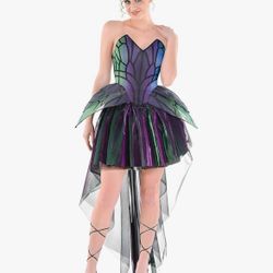Women Multicolor Insect Corset - Perfect For-costume  Parties (no skirt ) XL