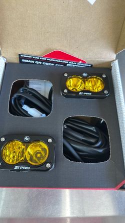 Baja Designs S2 PRO led Pod Lights Amber