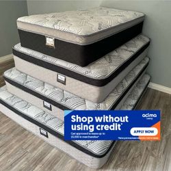 Full Bamboo Plush Comfort Europillow Top 12inch Mattress 