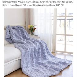 Chunky Knit Blanket… 💯 Woven Blanket…. Nice …😎😎😎