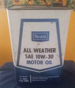 Sears Vintage Oil Can