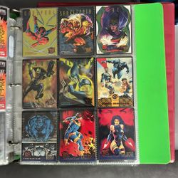 57 Set Of Different Marvel Cards
