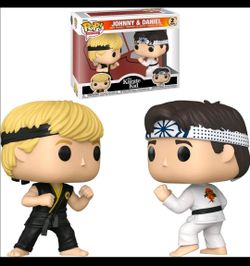Funko Pop Karate Kid Johnny & Daniel 2-Pack Vinyl Figures New in Box