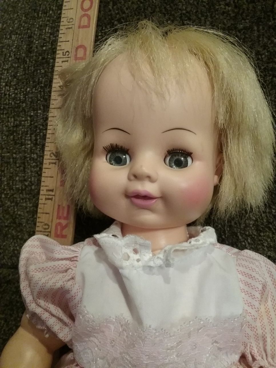 VINTAGE DOLL,Horsman doll company, 1960, hard vinyl.